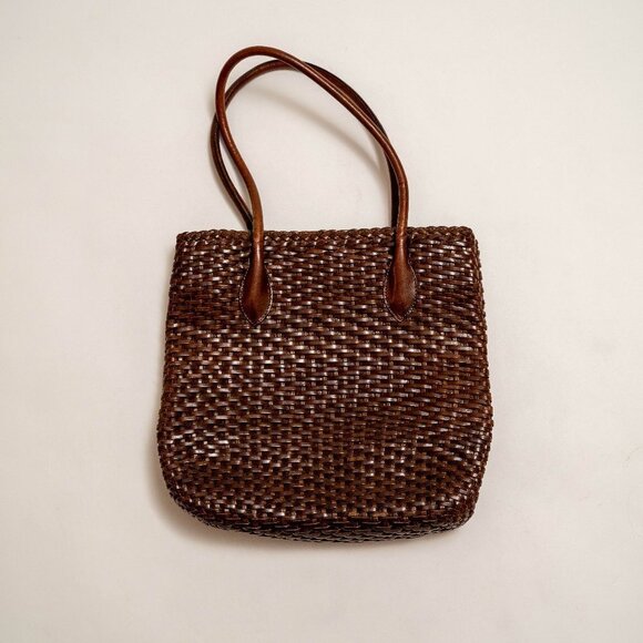 De Vecchi by Hamilton Hodge Handbags - FINAL PRICE!!! Vintage De Vecchi By Hamilton Hodge Woven Leather Shoulder Bag